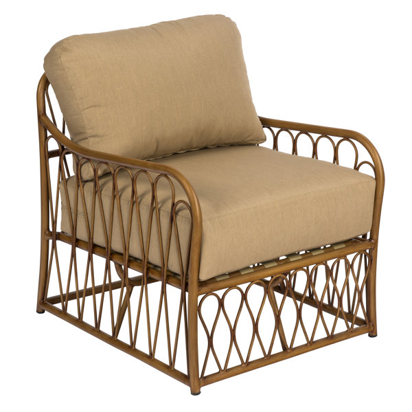 Woodard Cane Patio Chair with Cushions Wayfair